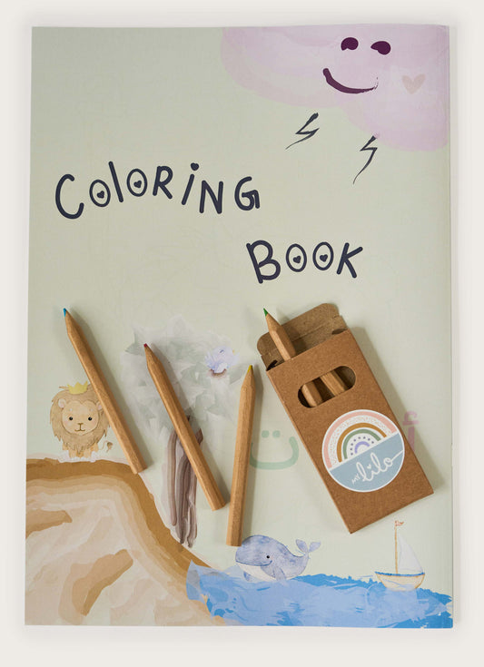 Arabic Alphabet Coloring Book Set